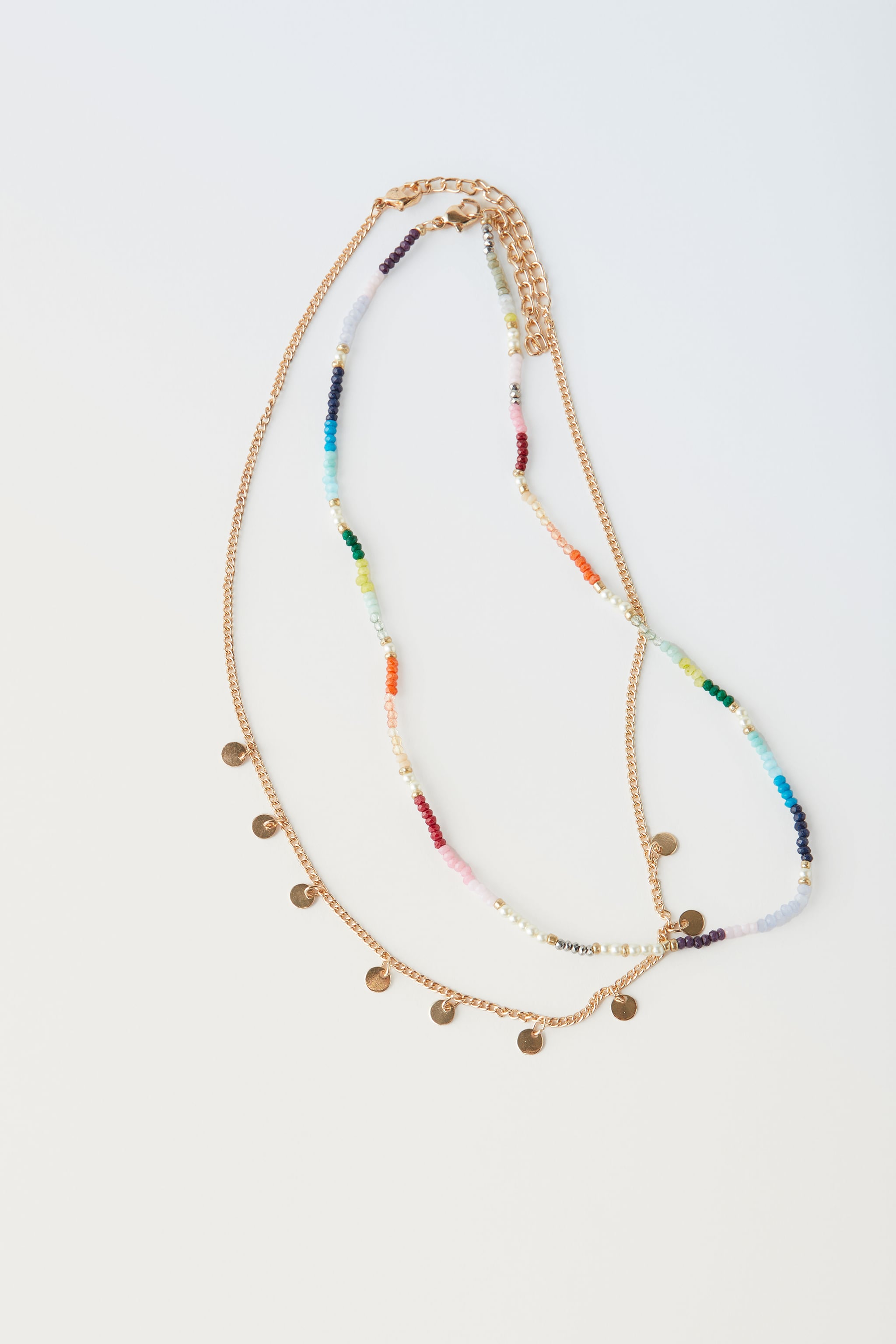 TWO-PACK OF BEADED NECKLACES