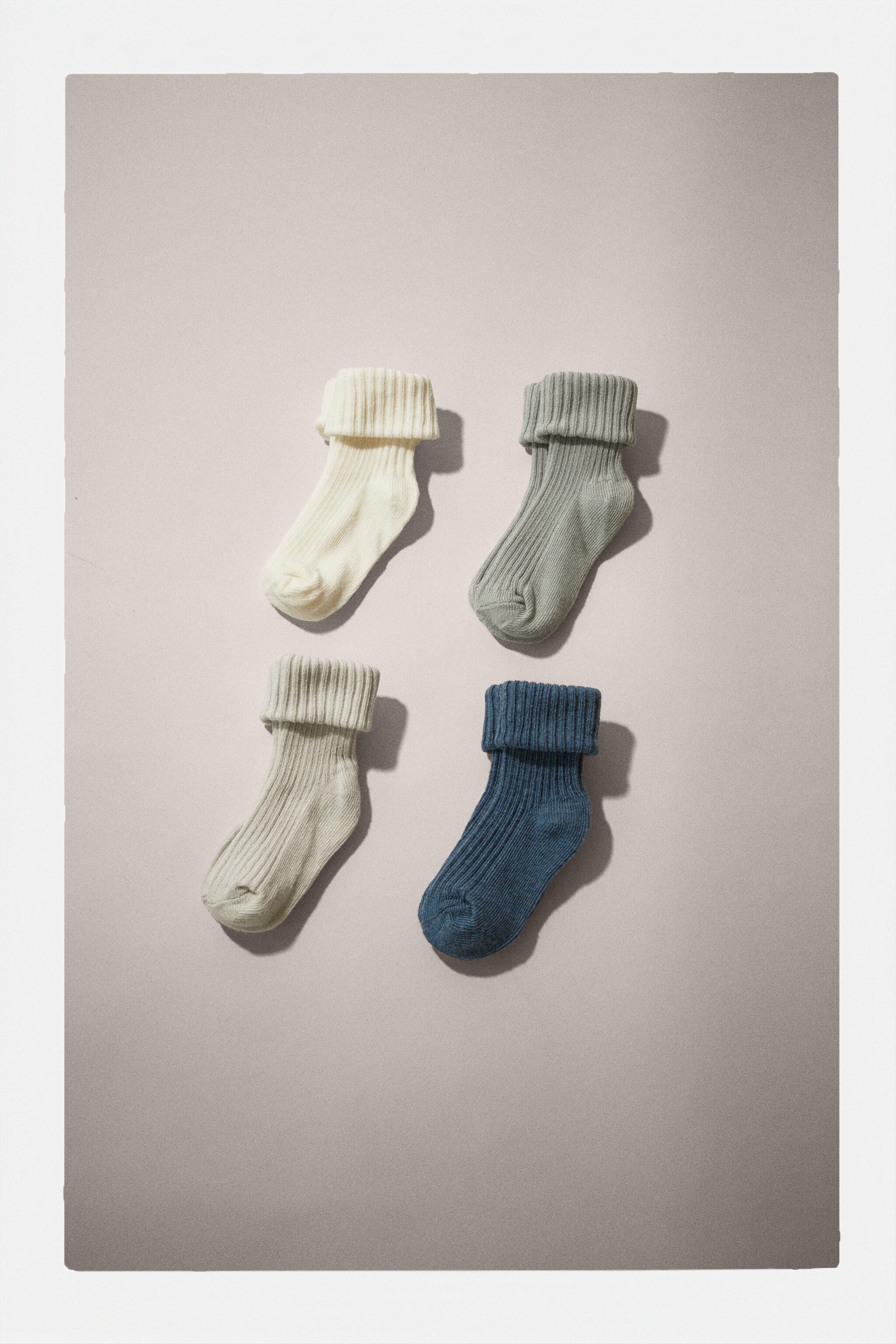 FOUR-PACK OF COLORFUL SOCKS