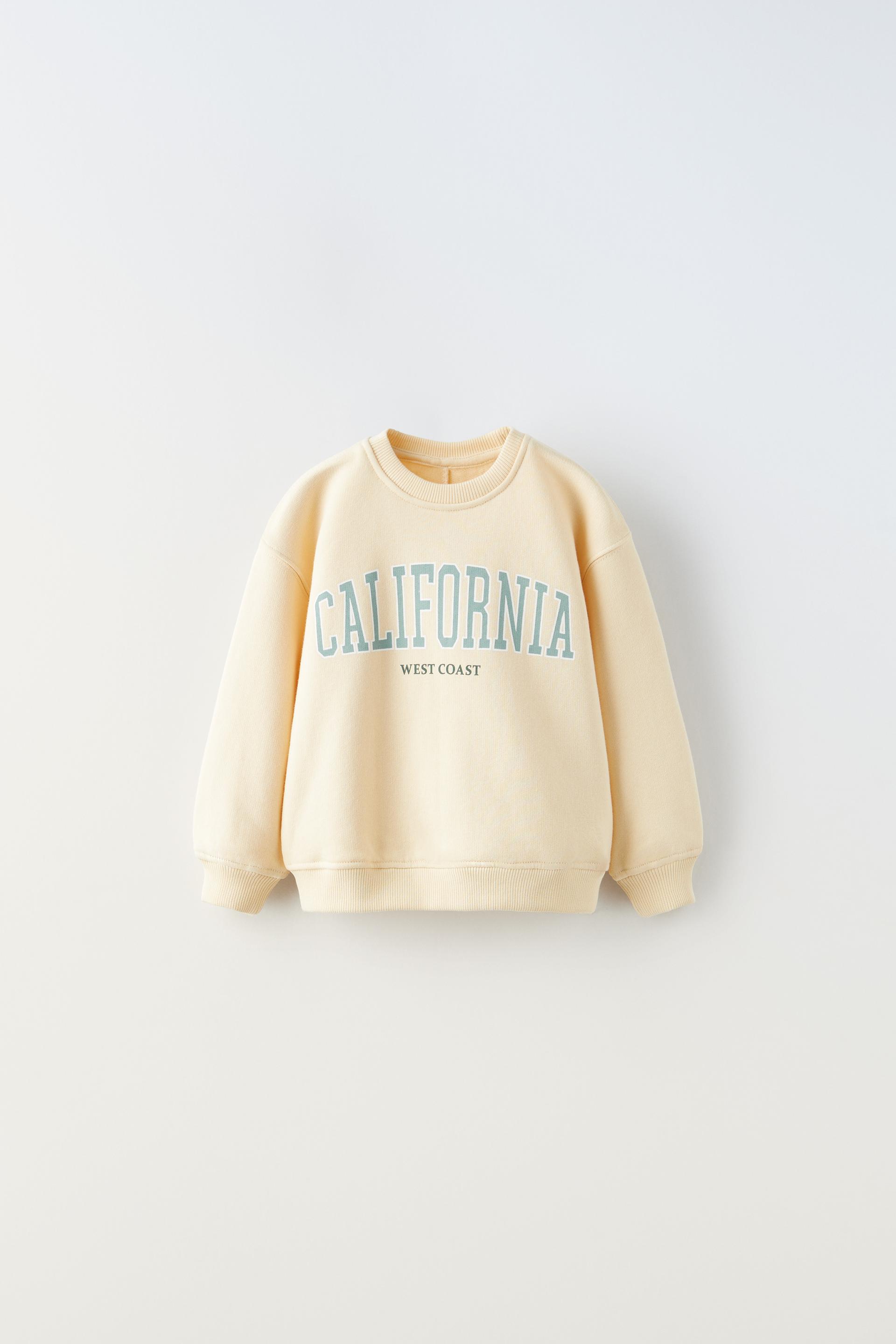 SLOGAN SWEATSHIRT Butter ZARA Thailand