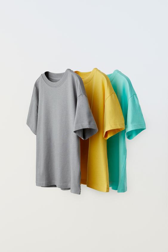 3PACK OF PLAIN TSHIRTS Various ZARA Australia