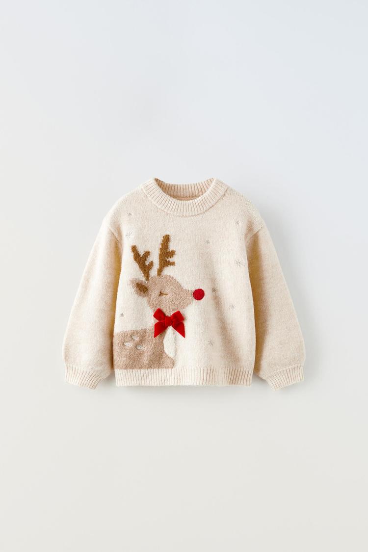 REINDEER KNIT SWEATER