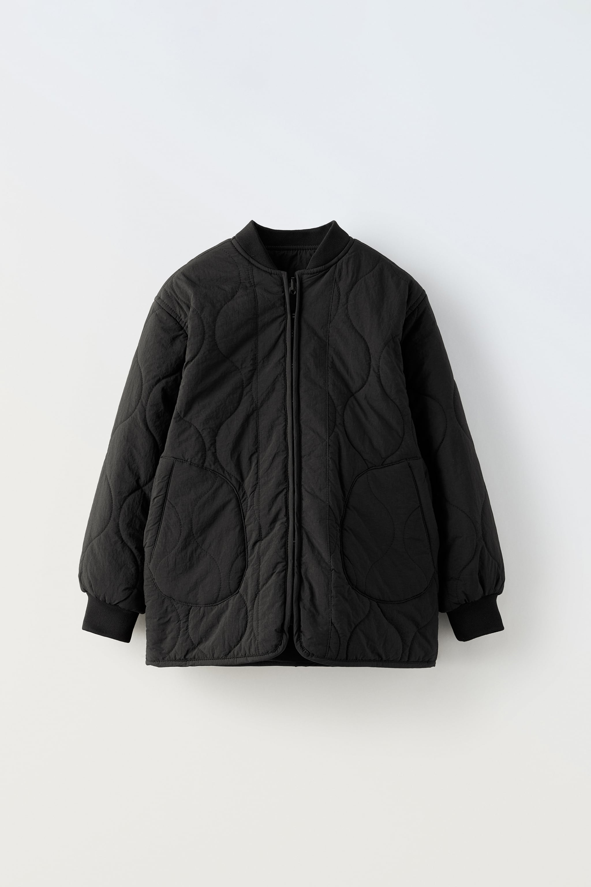 REVERSIBLE QUILTED BOMBER