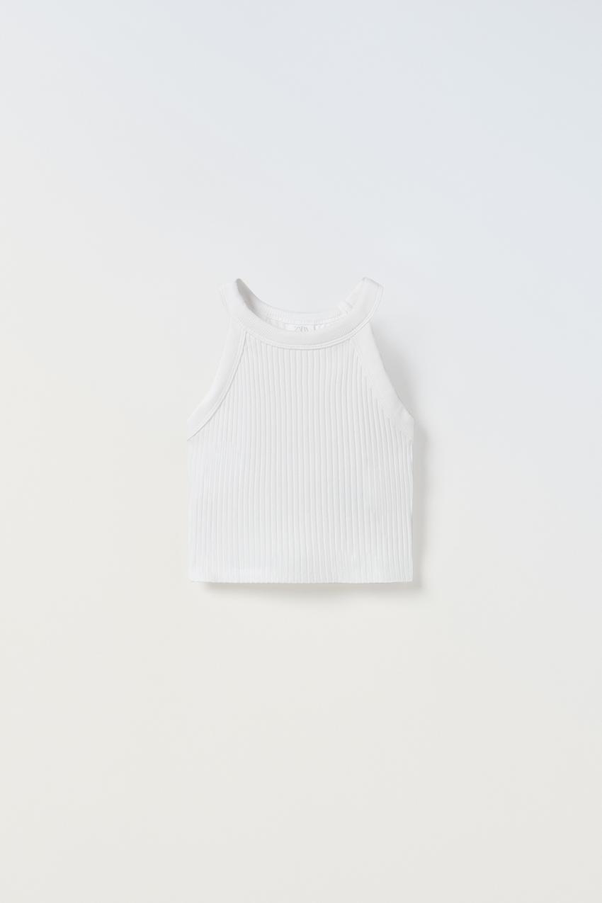 White Halter Top Shirt