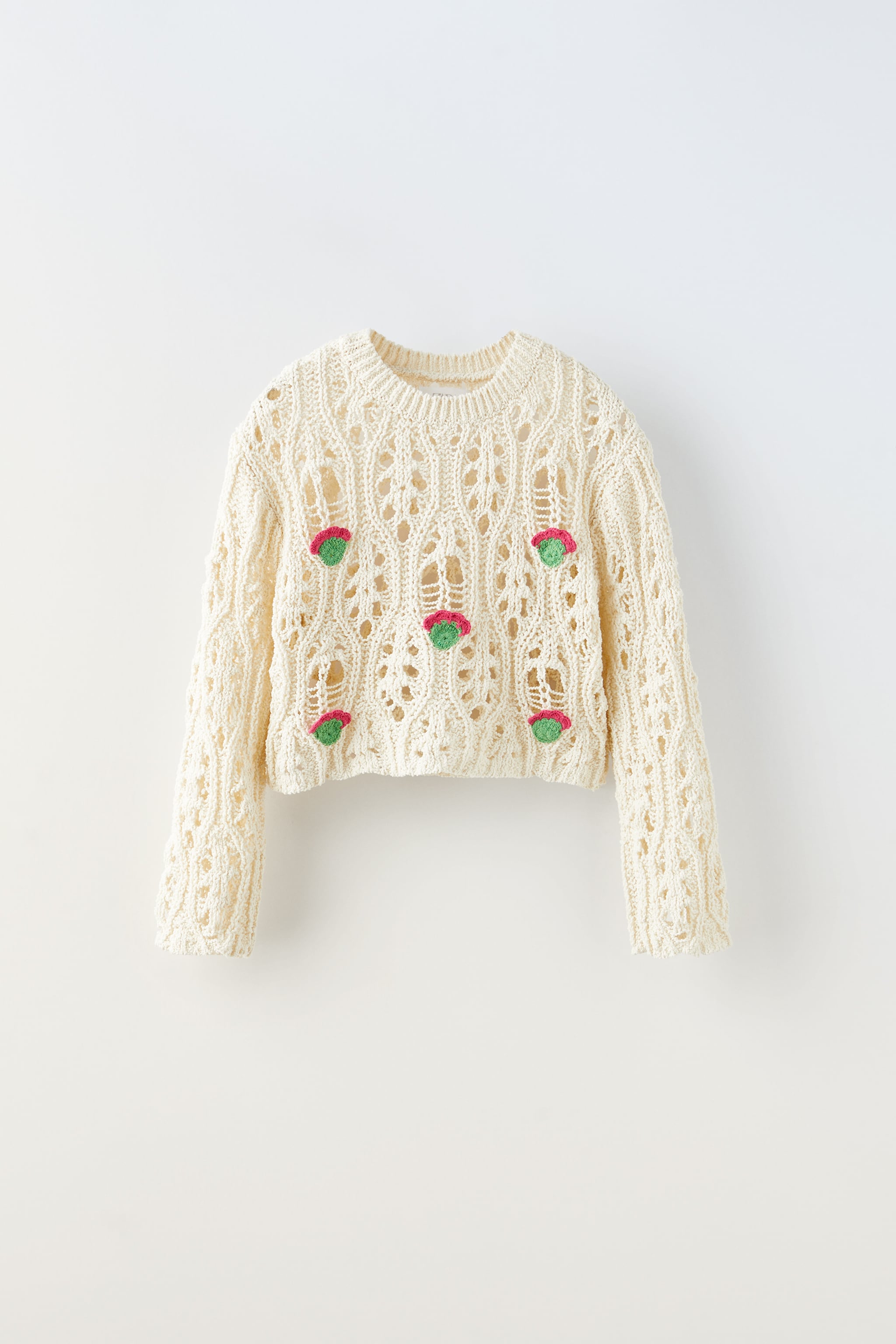 FLORAL EMBROIDERED SWEATER