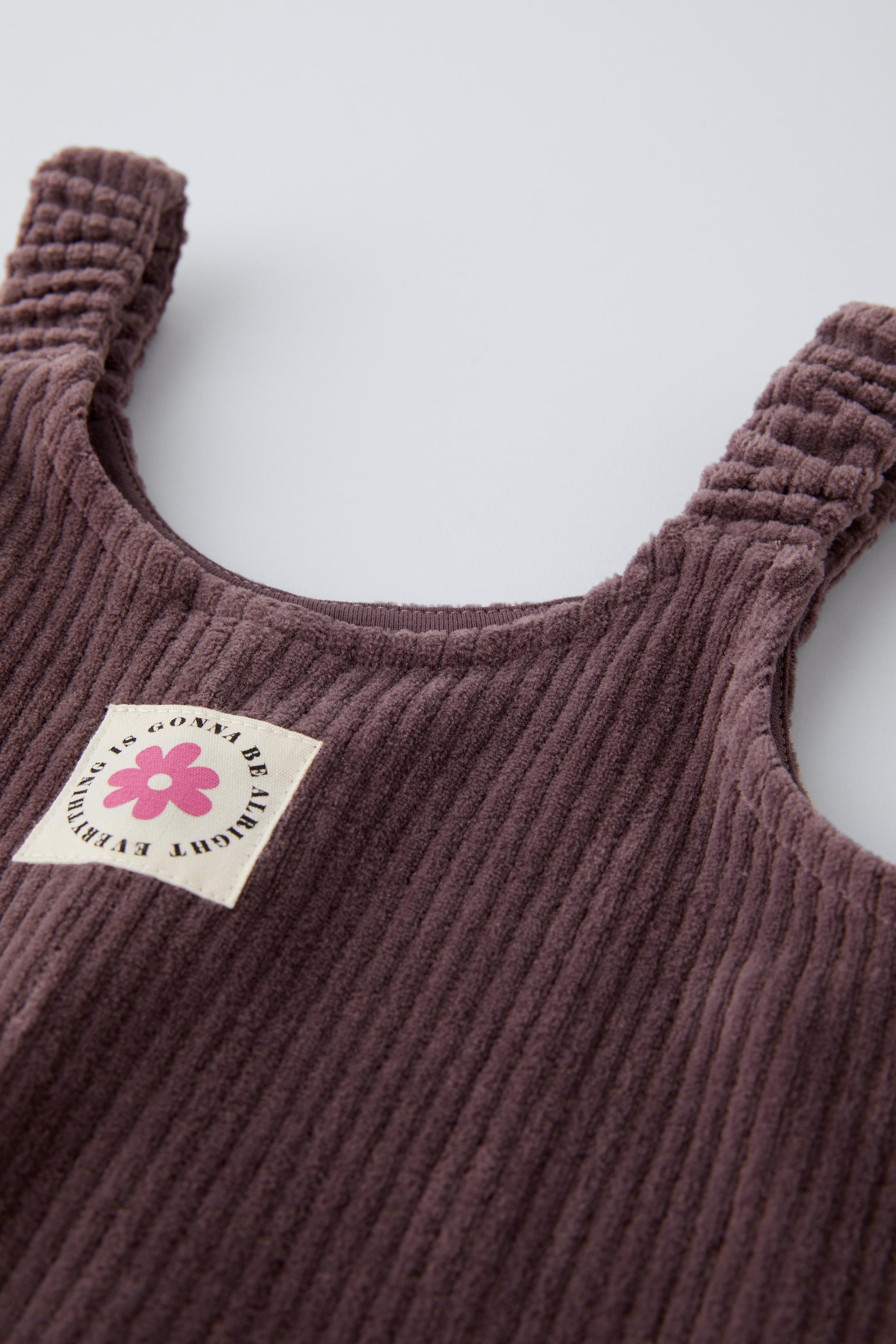 Corduroy pinafore dress zara hotsell