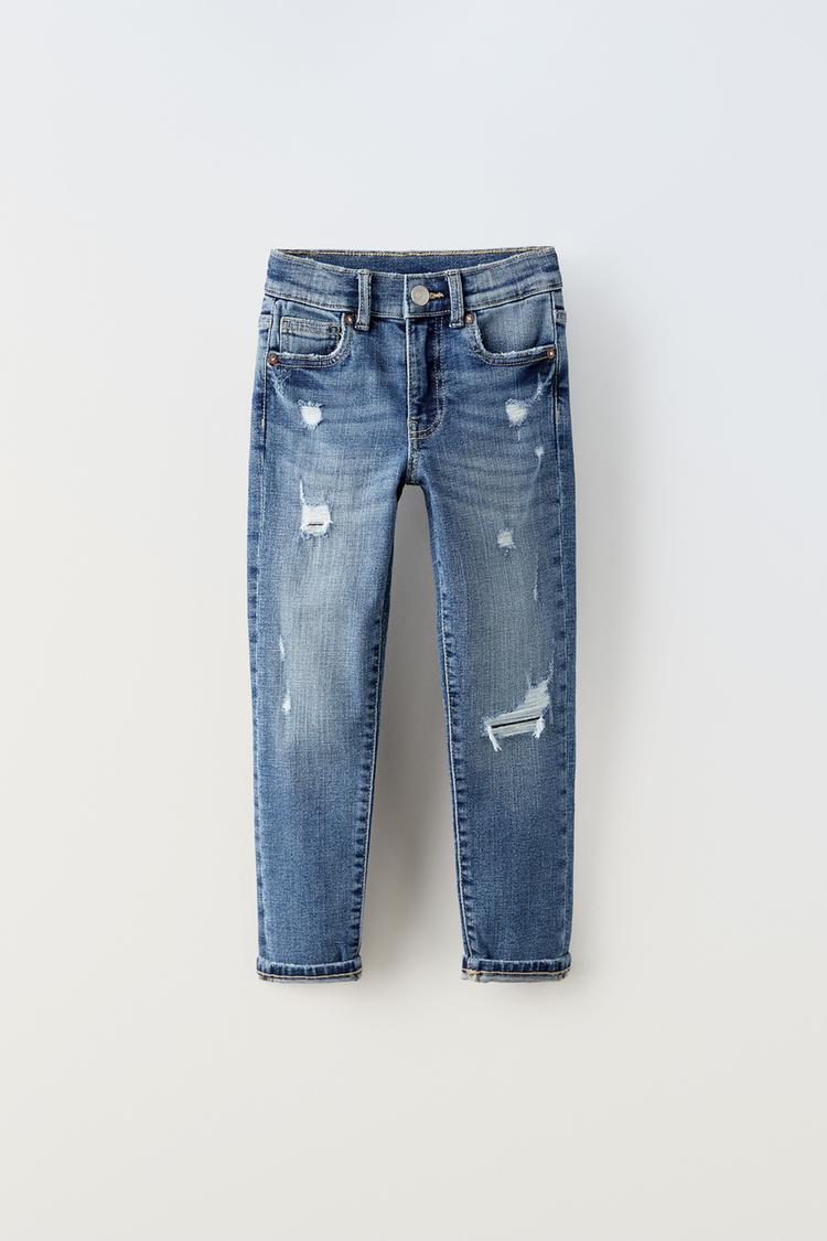 RIPPED SKINNY JEANS