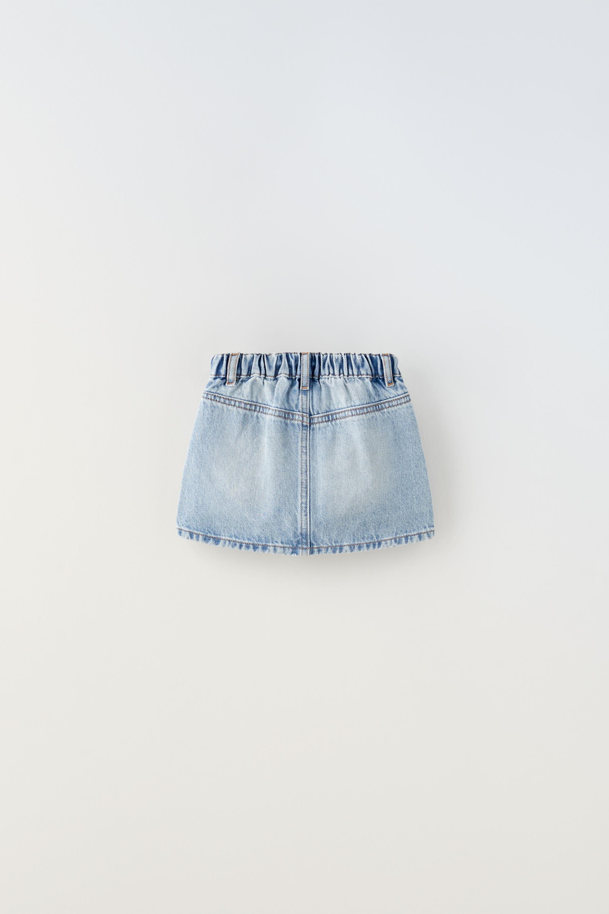 Zara HEART DENIM SKIRT Yorkdale Mall