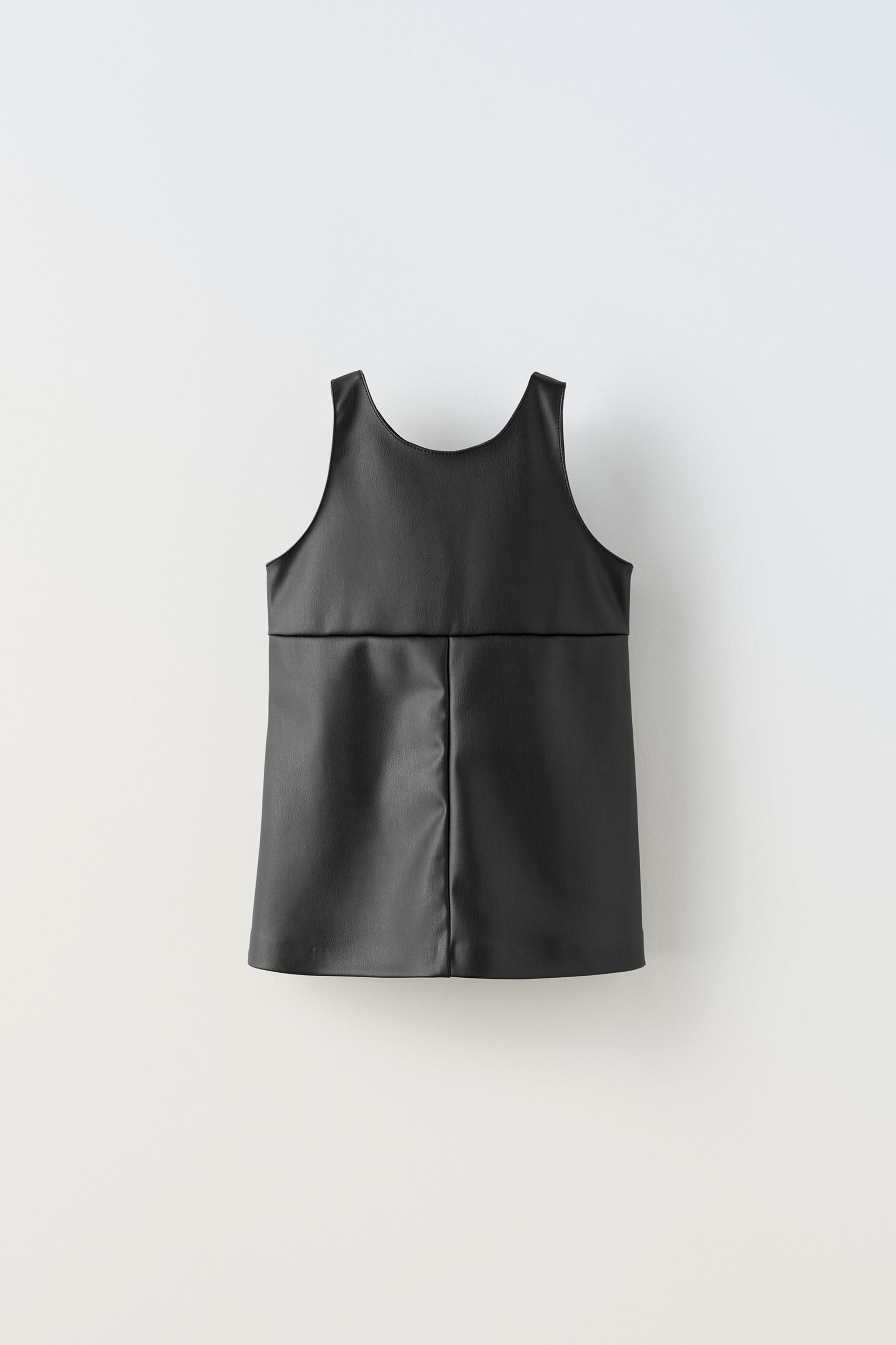 Cos leather outlet dress