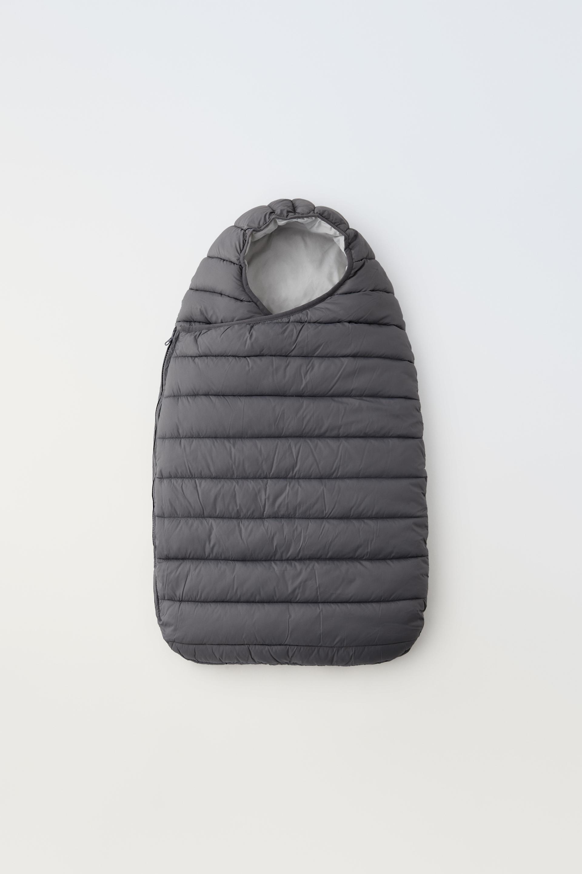 NYLON PUFFER CARRYCOT BABY WRAP Anthracite grey ZARA Angola