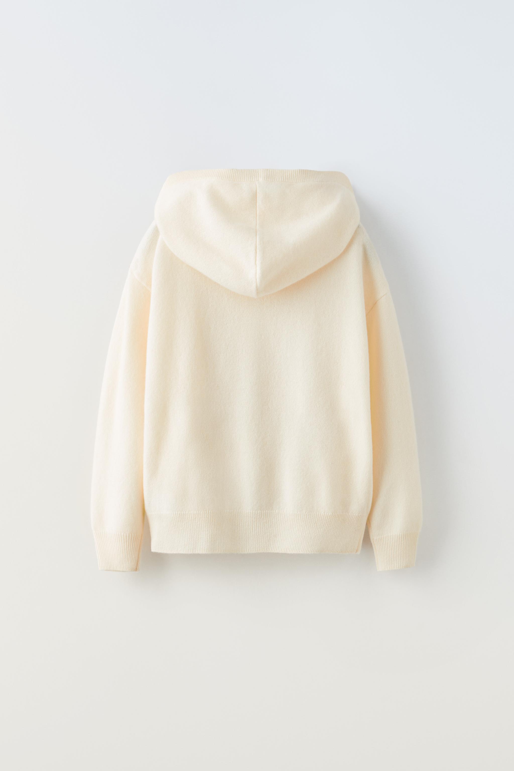 Cream hotsell cashmere hoodie