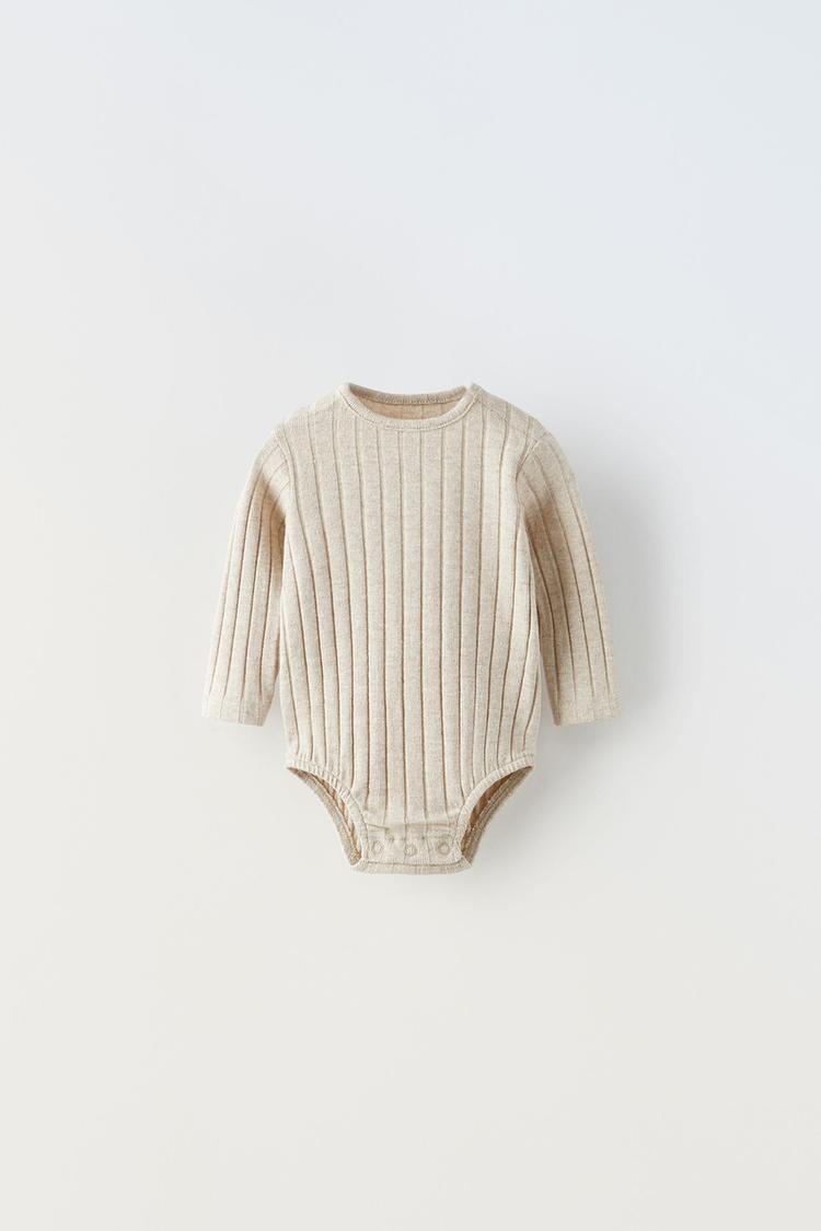 RIBBED BODYSUIT