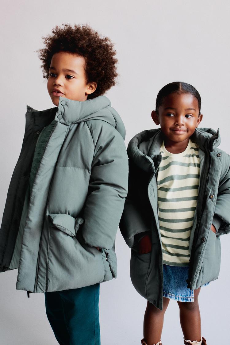 WATER REPELLENT DOWN PUFFER COAT