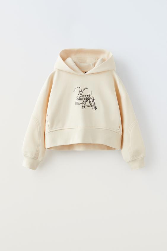 Zara ballet sweatshirt Clearance