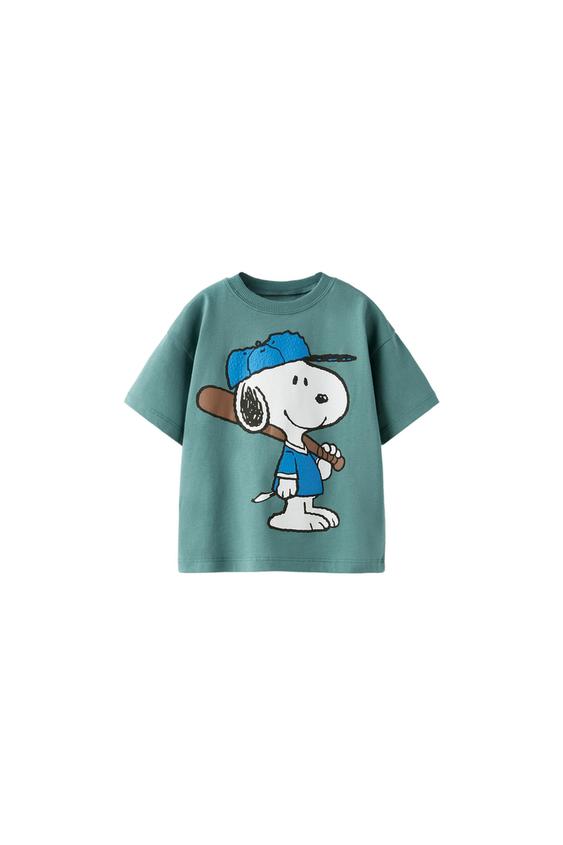 SNOOPY PEANUTS™ TSHIRT Green ZARA Australia
