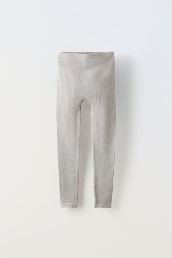 SEAMLESS LEGGINGS Grey ZARA Australia