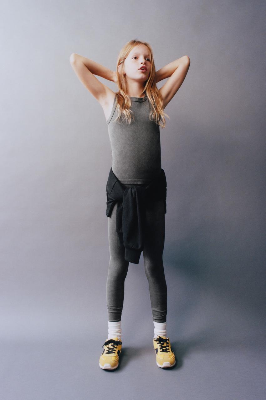 SEAMLESS LEGGINGS Anthracite Grey ZARA United States