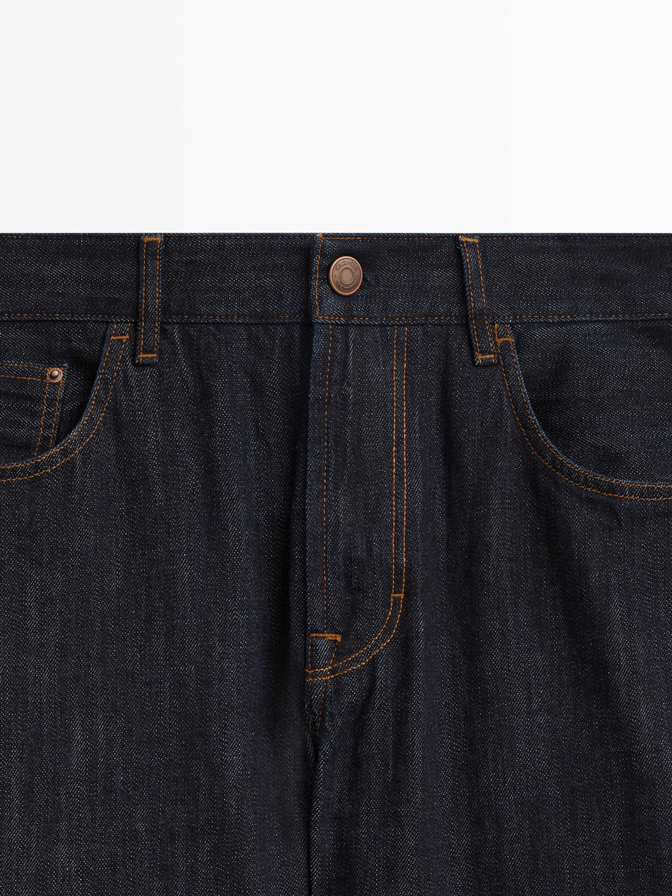 Relaxed fit selvedge jeans