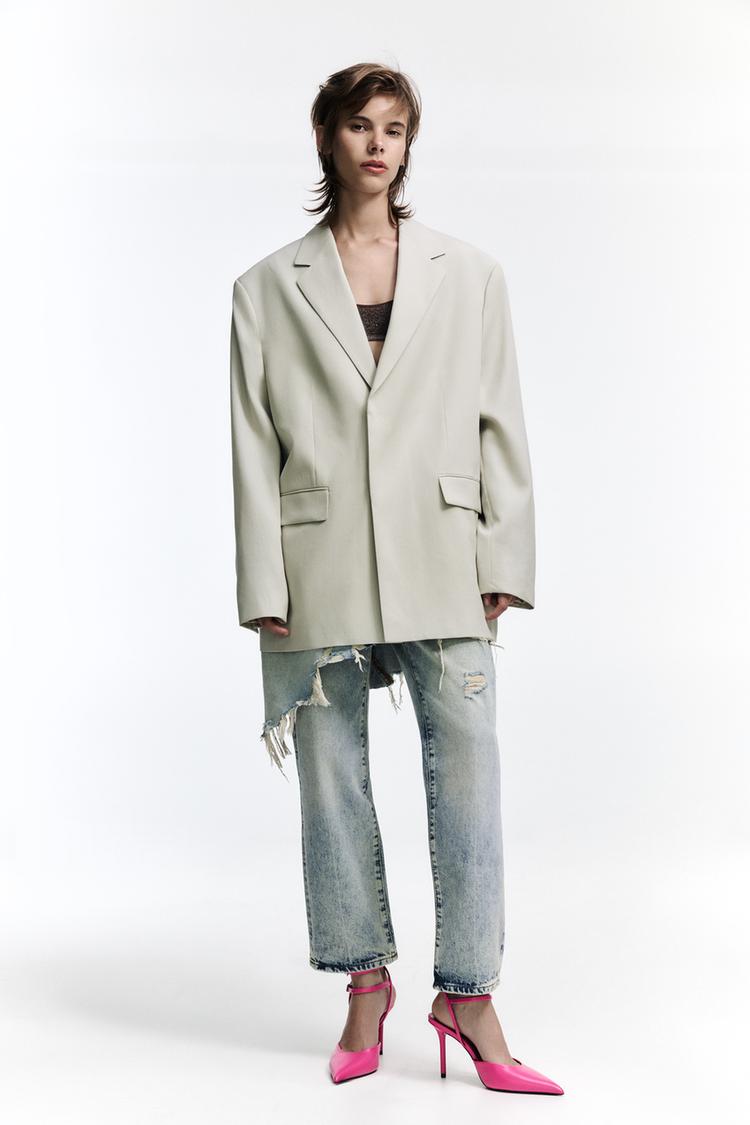 LEATHER HIGH-HEEL SLINGBACK SHOES