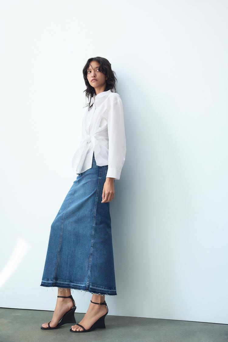 LEATHER WEDGE SANDALS