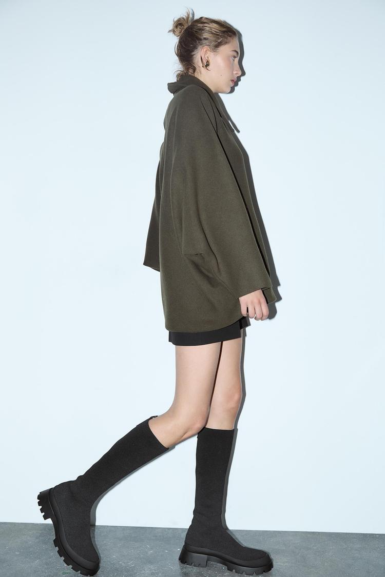 LUG SOLE FABRIC BOOTS