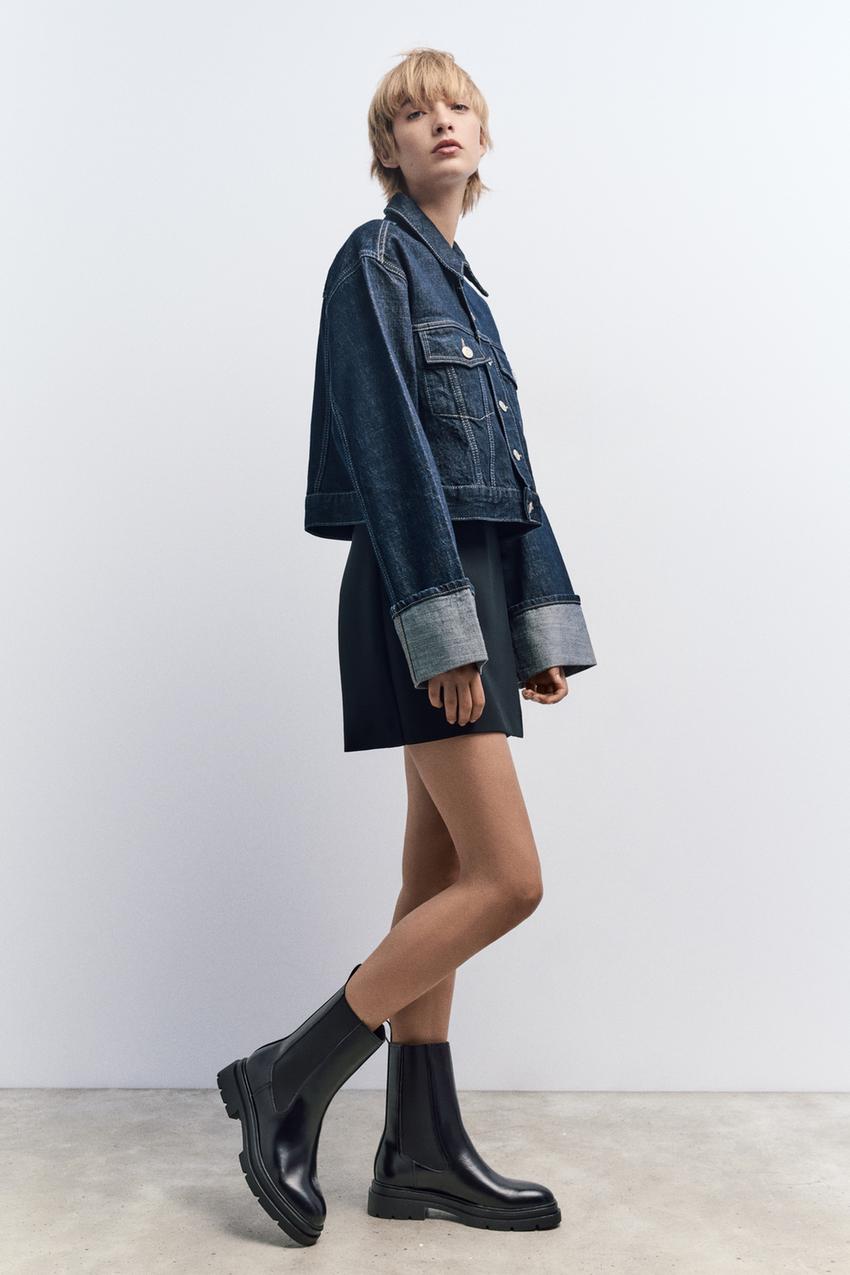 zara bottines chelsea