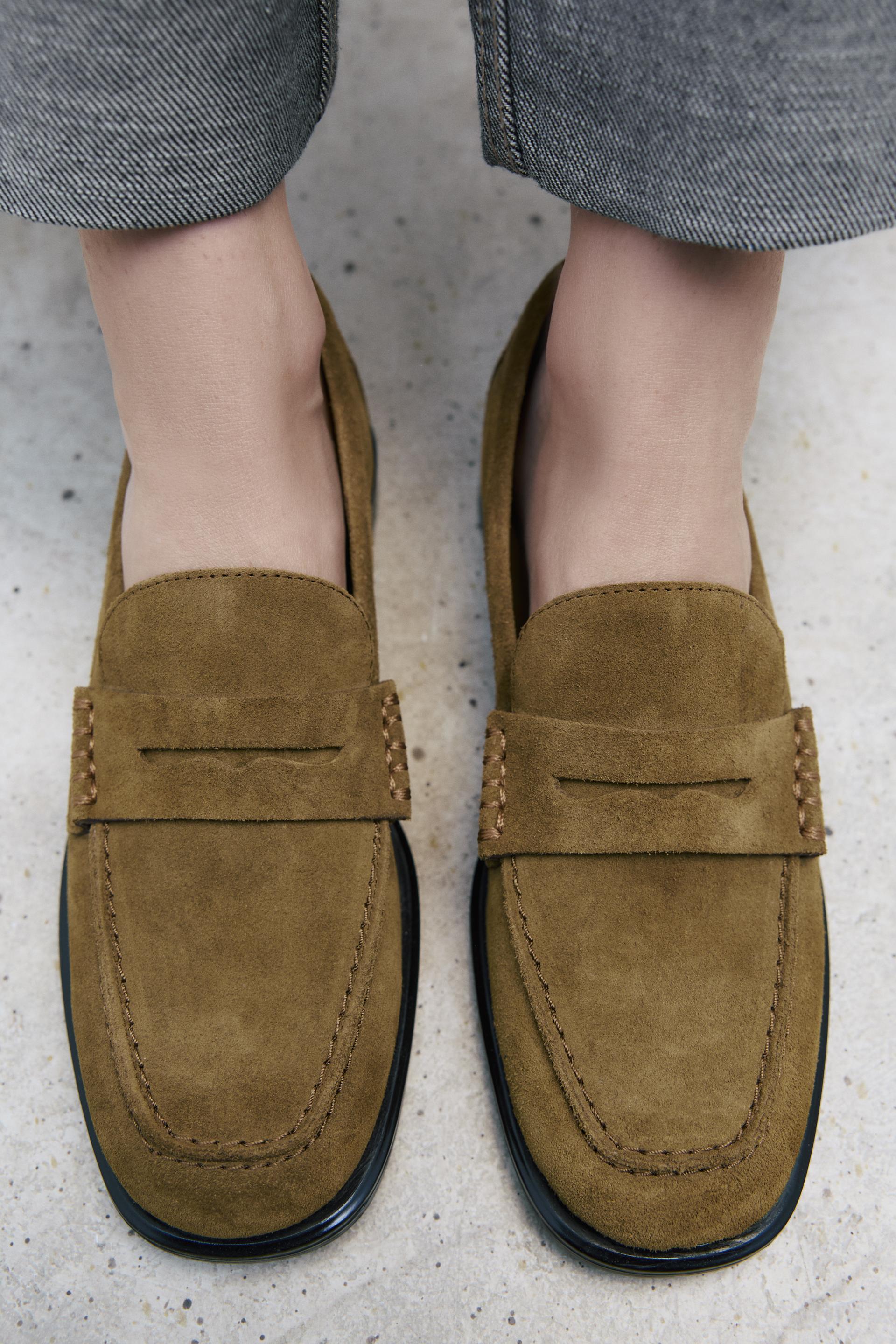 Suede Loafers - Main Image