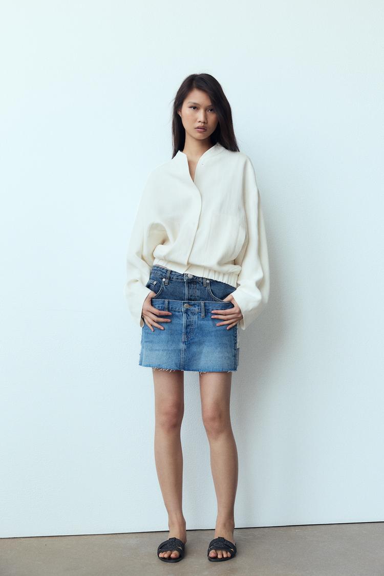 FLAT SLIDER SANDALS WITH RHINESTONE STRAPS