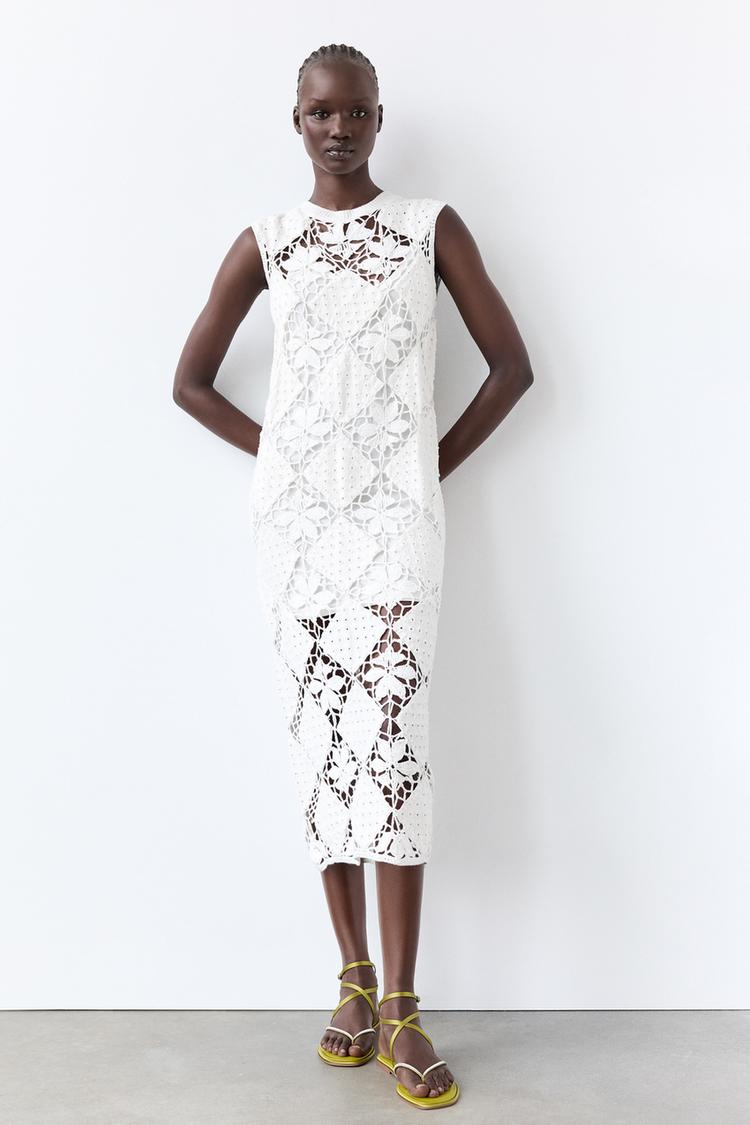 FLAT SLIDER SANDALS WITH RHINESTONES