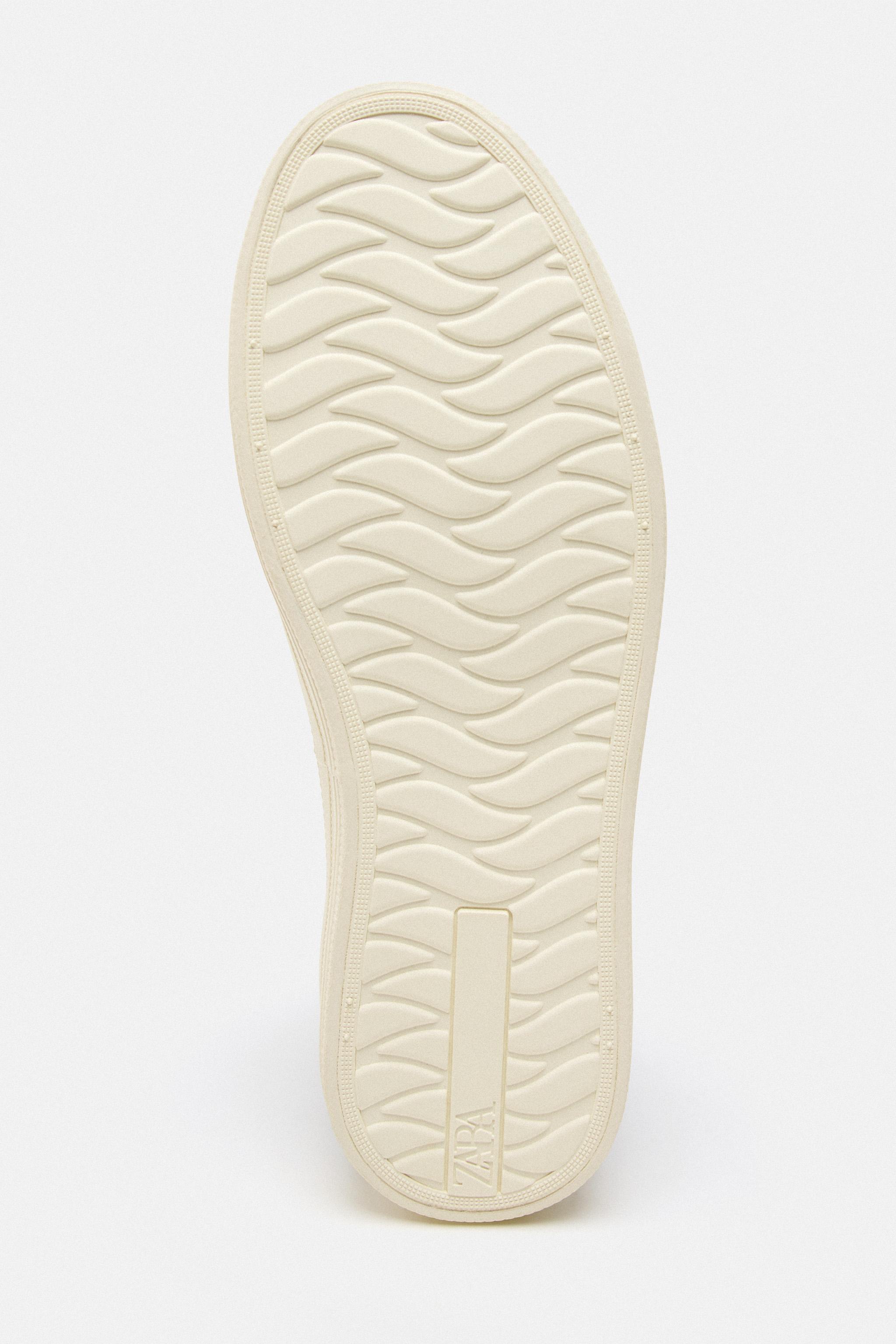 Zara SATIN EFFECT HIGH TOP SNEAKERS | Mall of America®