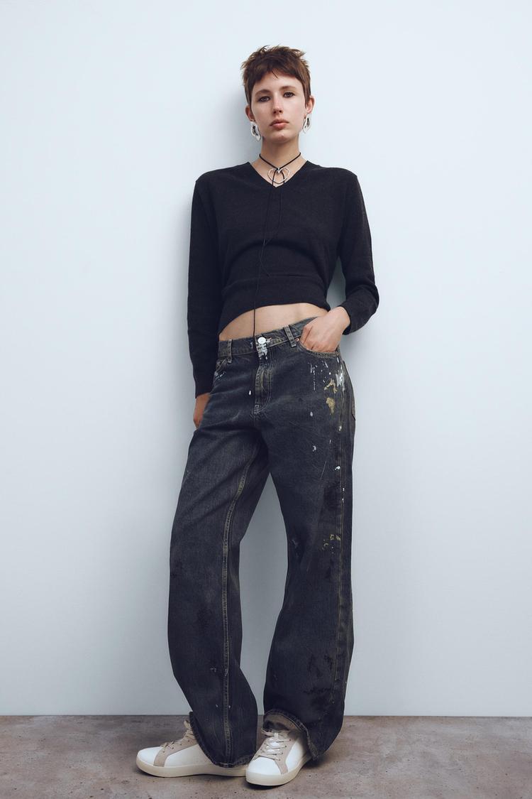 TRAINERS WITH ANIMAL PRINT DETAIL