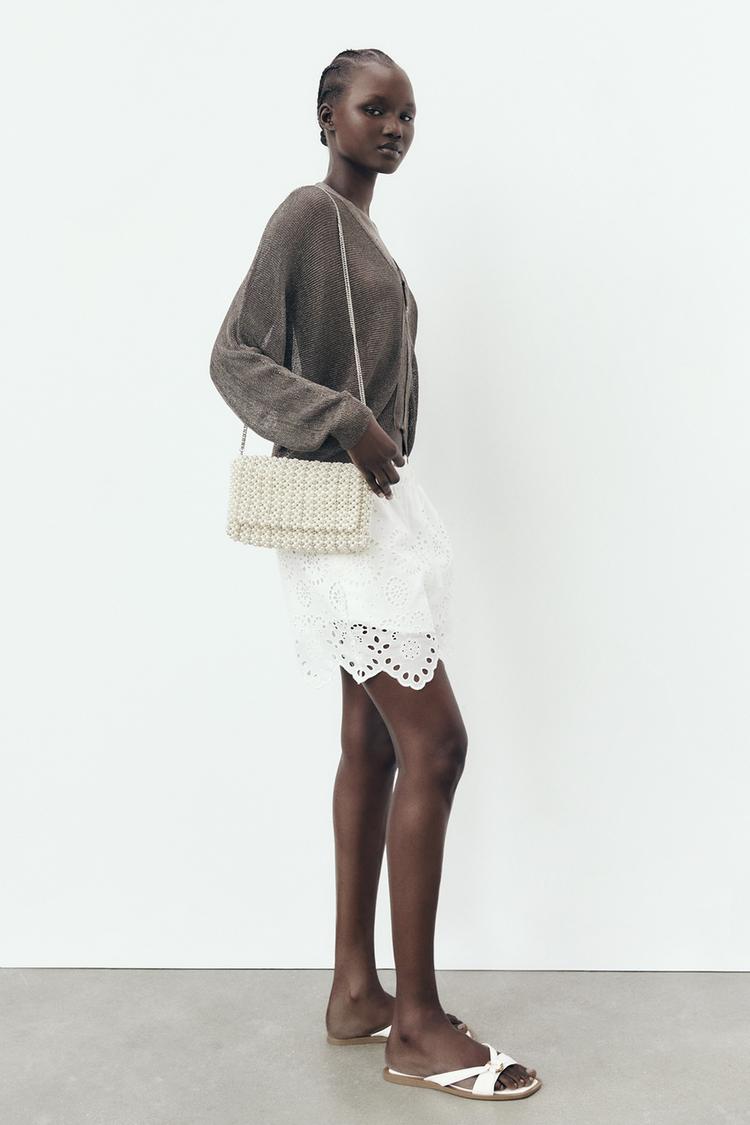 CROSSBODY BAG WITH PEARLS