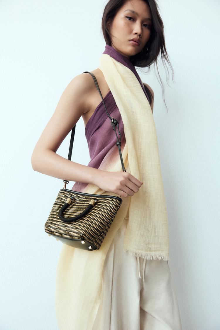 BRAIDED MINI TOTE BAG