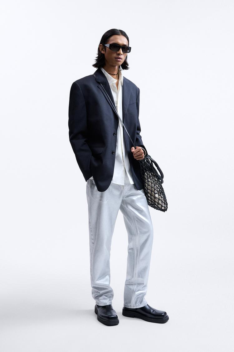 LEATHER SQUARE TOE ANKLE BOOTS