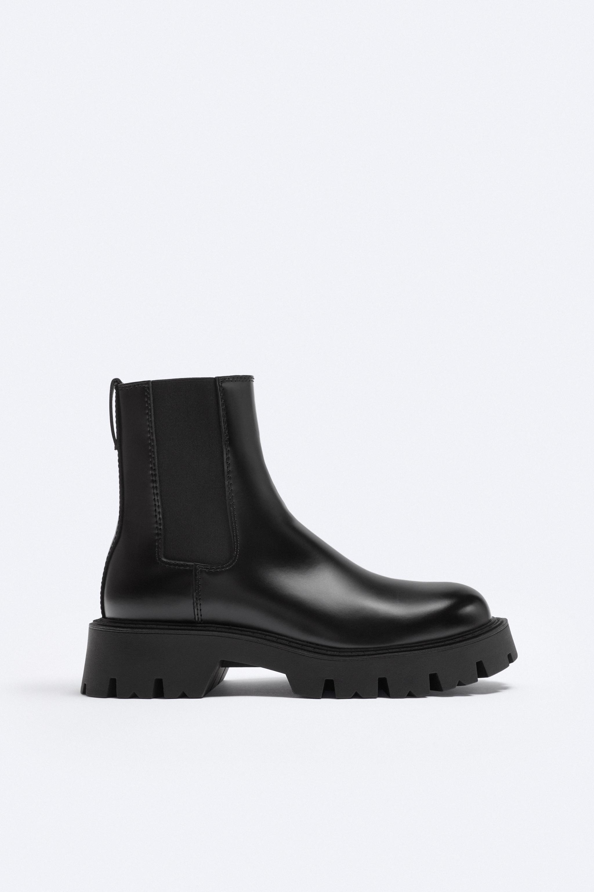 zara suede chelsea boots