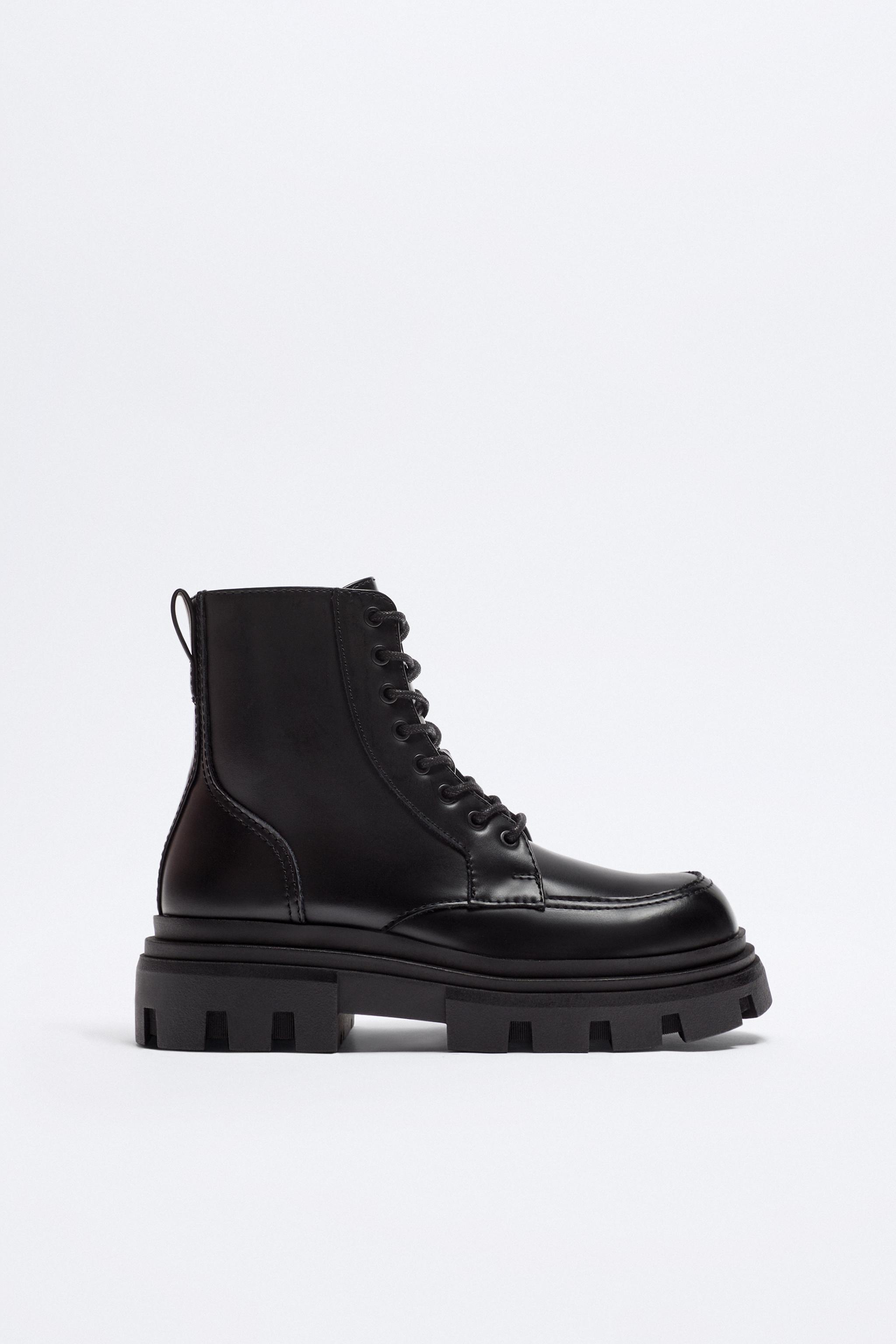 Zara CHUNKY SOLE LACE-UP BOOT | Mall of America®