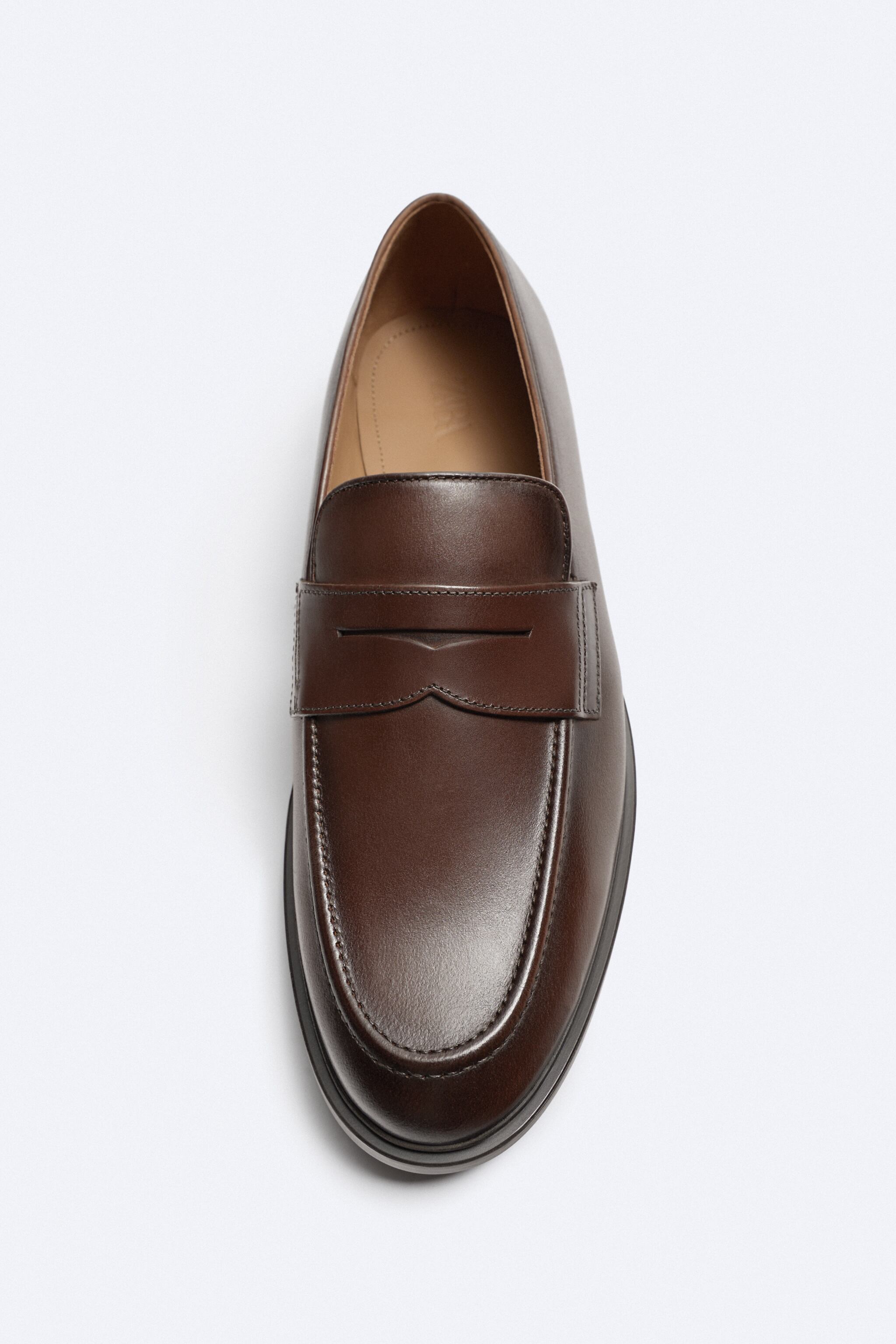 LEATHER PENNY LOAFERS