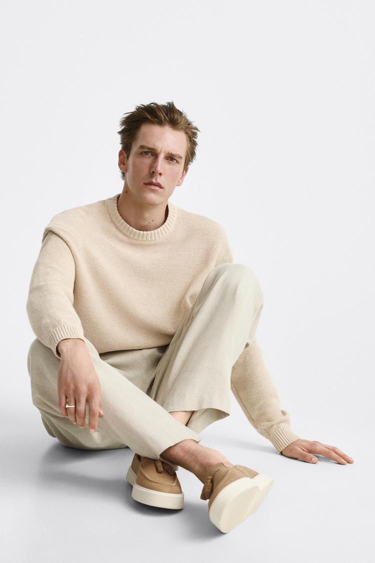 LEATHER SPORTS LOAFERS WITH TASSELS