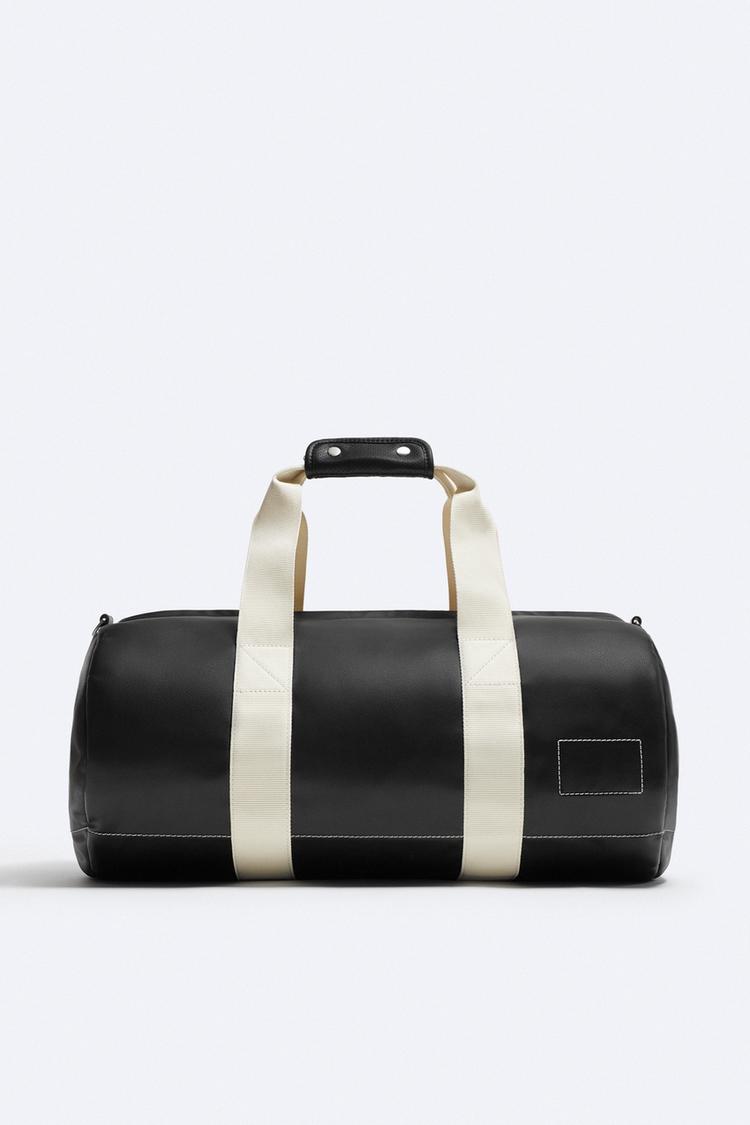 BOWLING BAG WITH TOPSTITCHING