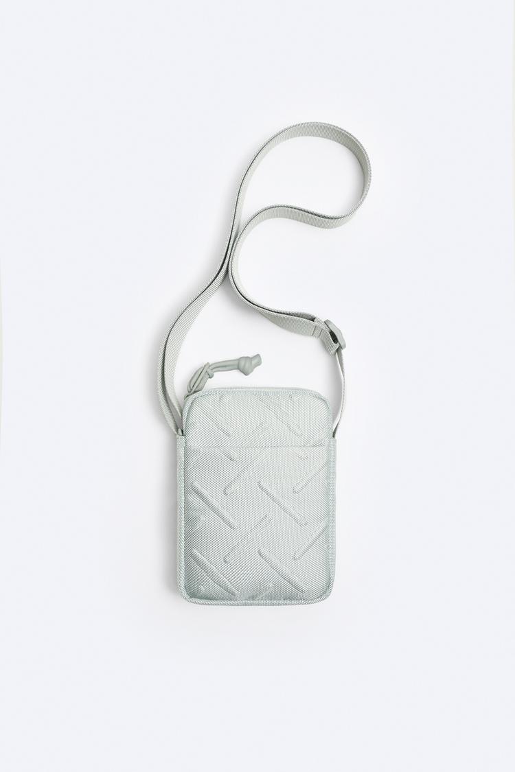 EMBOSSED MINI CROSSBODY BAG