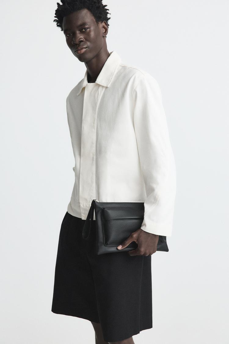 SLIM EMBOSSED CLUTCH