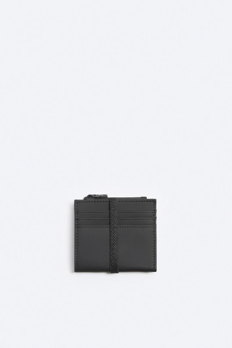 RUBBERIZED CARD HOLDER WALLET