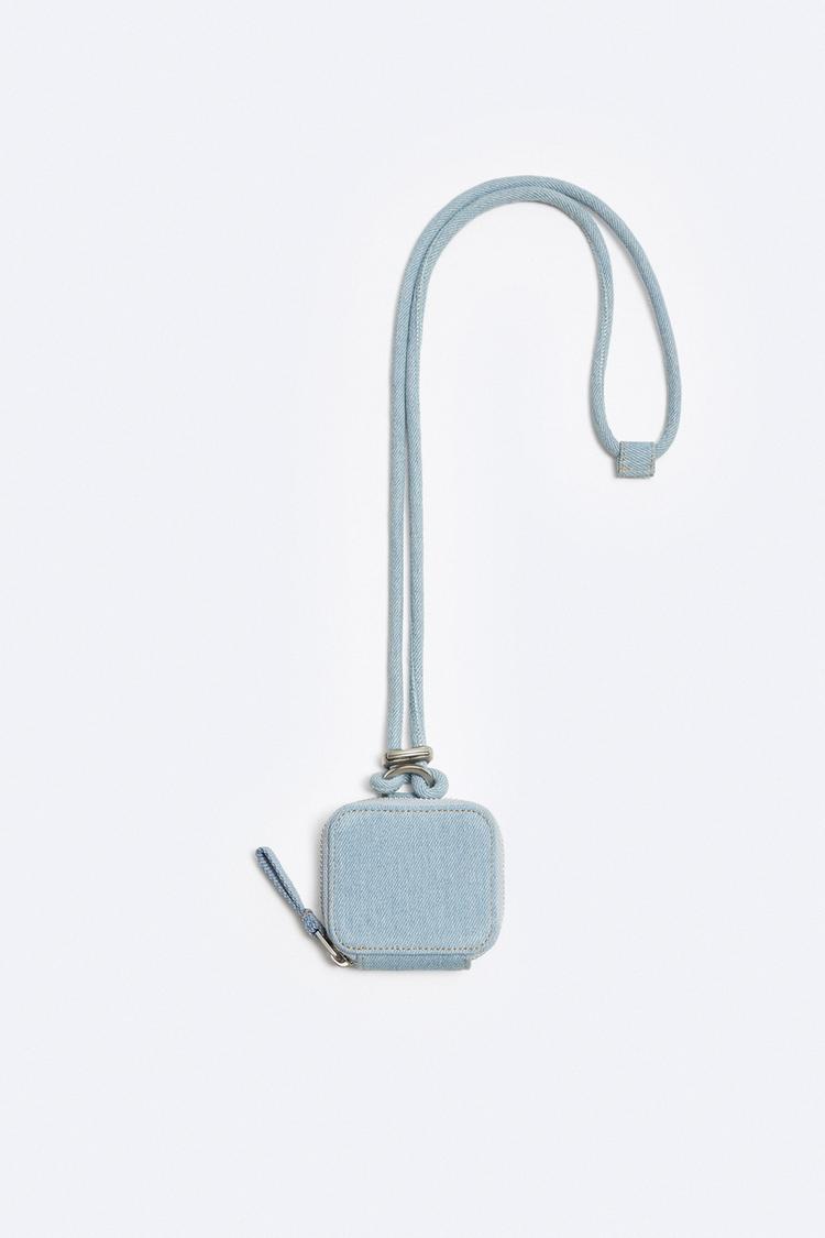 DENIM EARPHONE BAG