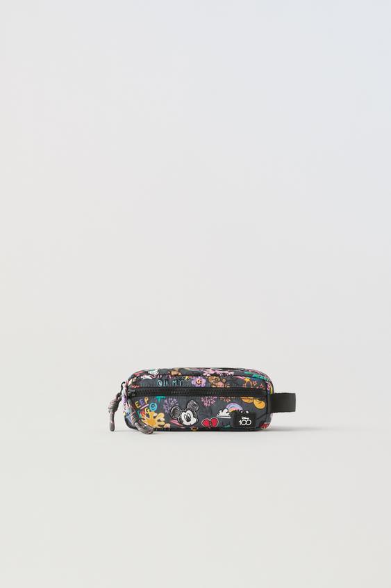 MICKEY MOUSE © DISNEY 100TH ANNIVERSARY GRAFFITI PENCIL CASE Grey