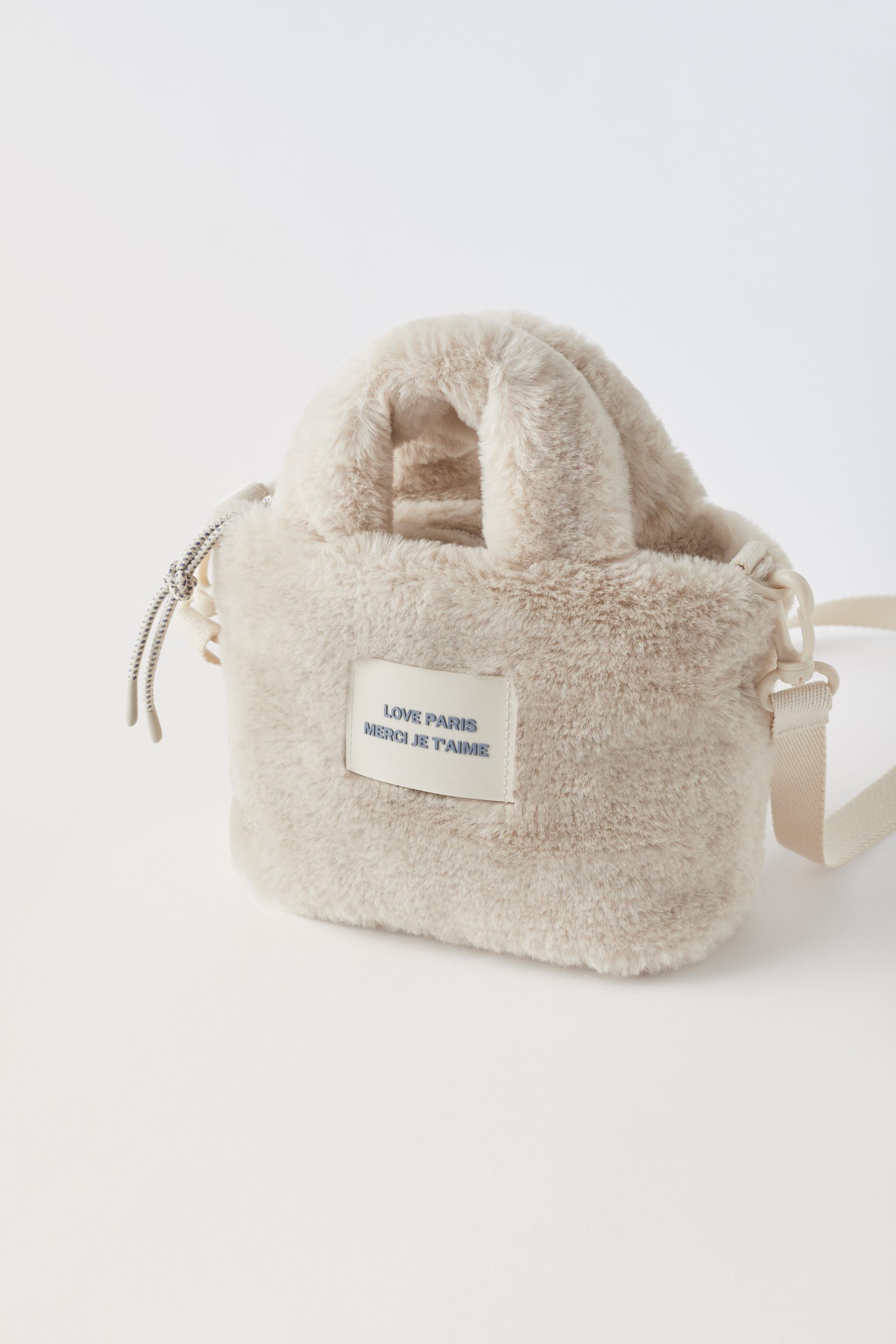 Zara shearling 2025 bag