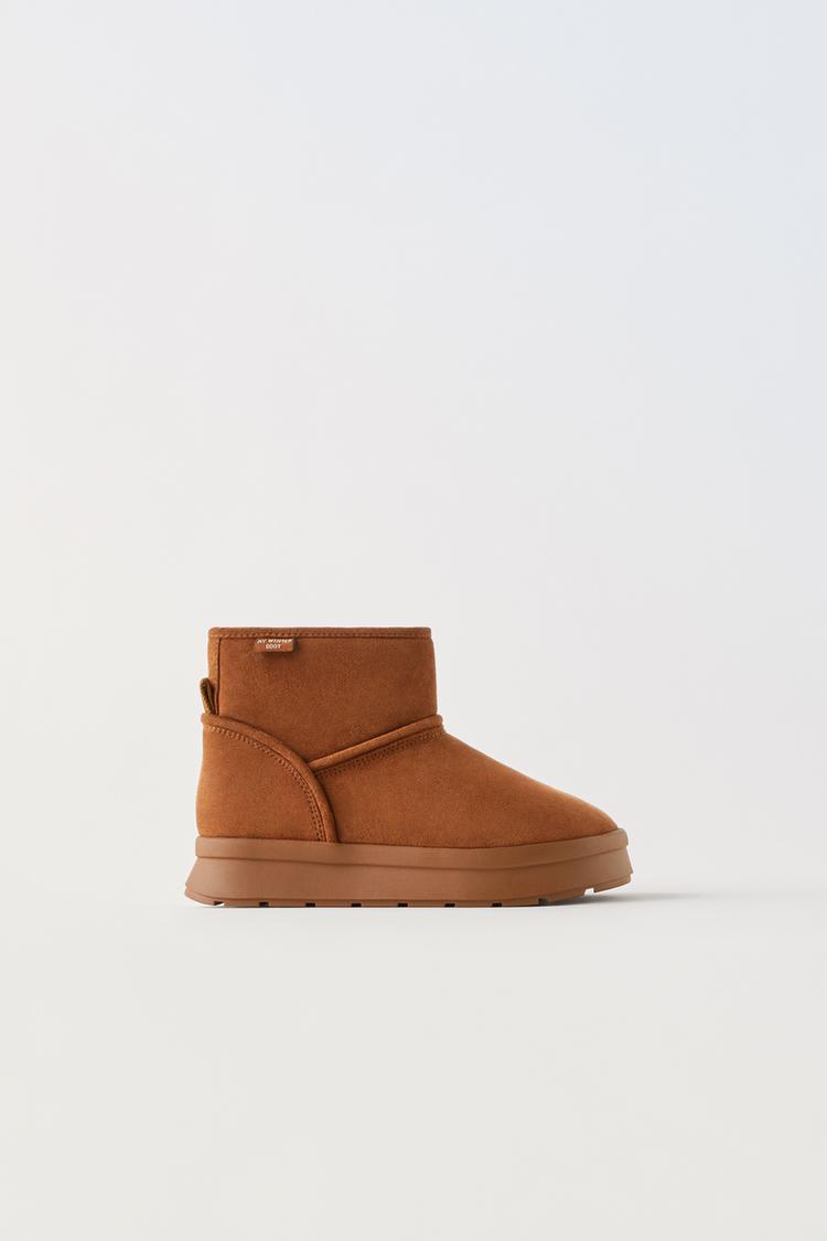 LINED ANKLE BOOTS
