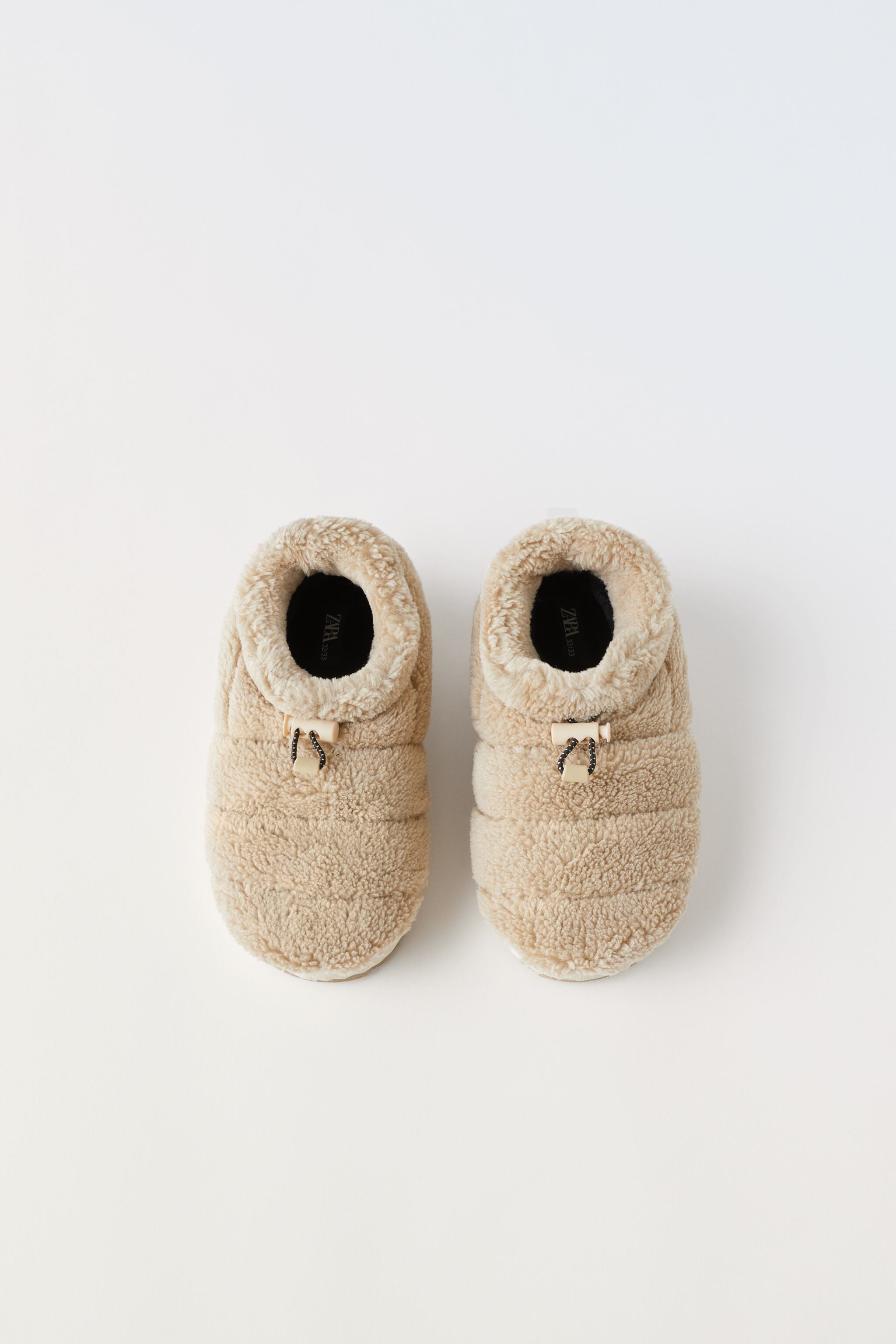 FAUX SHEARLING SLIPPERS