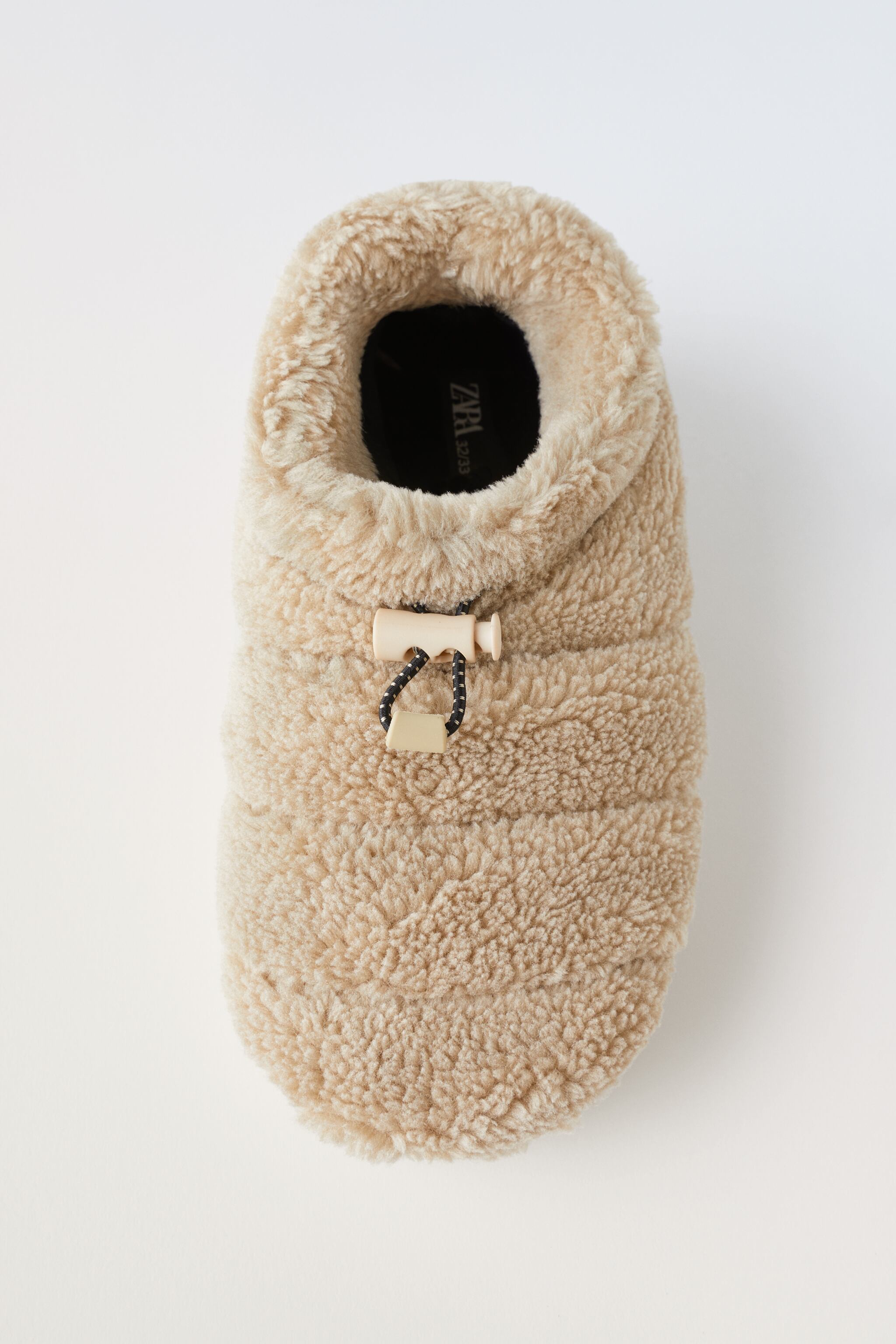 FAUX SHEARLING SLIPPERS