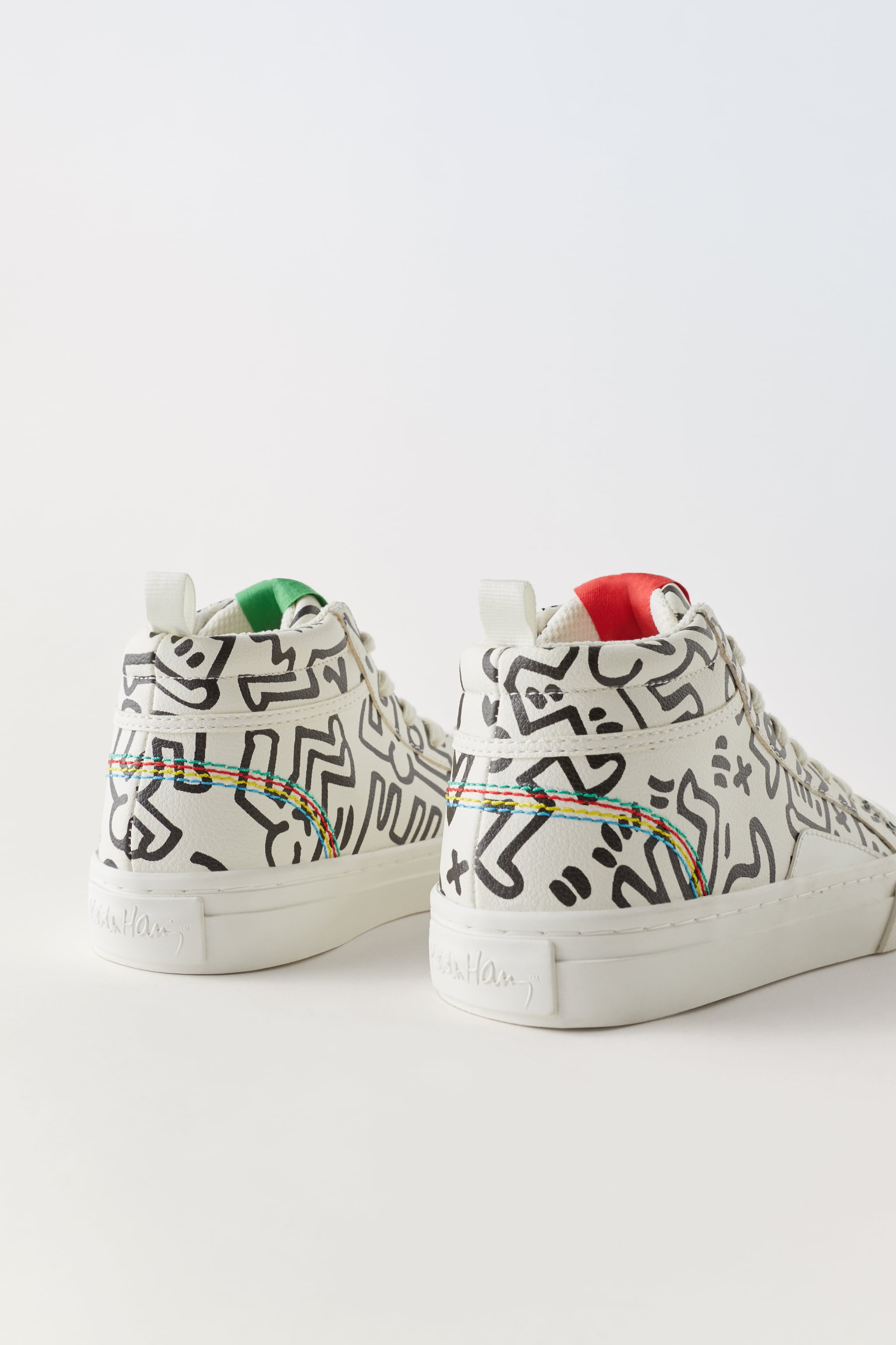 KEITH HARING HIGH TOP SNEAKERS