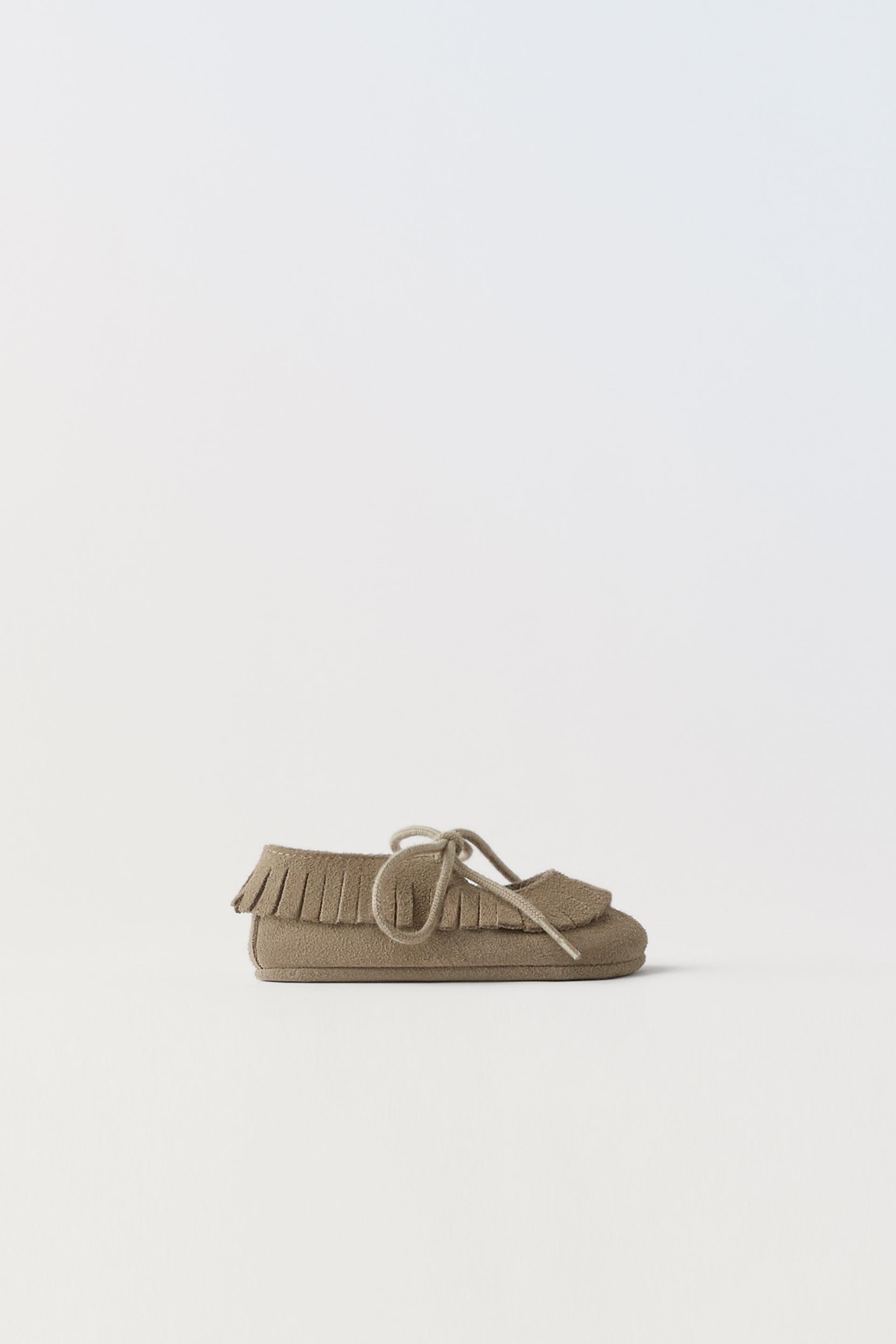 LEATHER BALLET FLATS ZARA UAE Dubai/Sharjah/Ajman/UAQ/Fujairah