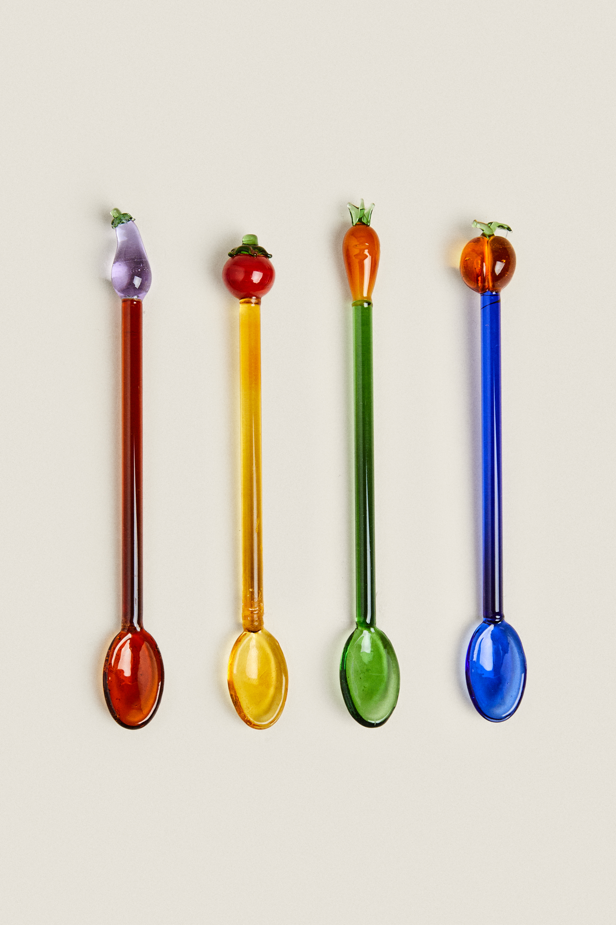 PACK OF PLANT DESSERT SPOONS (PACK OF 4)